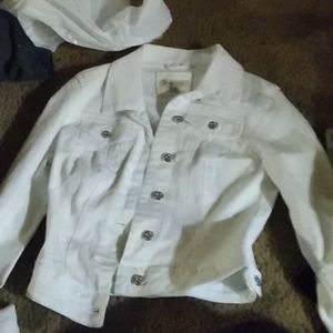 Ymi jeans white denim jacket